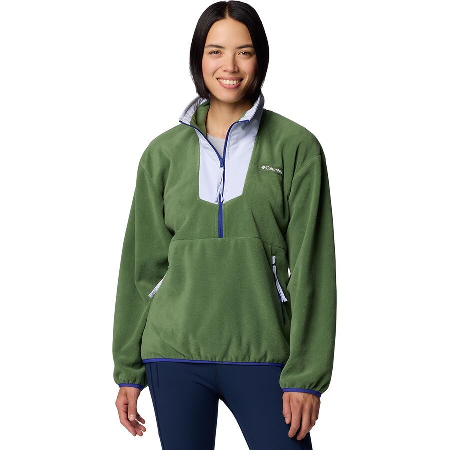 (取寄) コロンビア レディース セコイア グローブ 1/2-ジップ フリース プルオーバー - ウィメンズ Columbia women Sequoia Grove 1/2-Zip Fleece Pullover - Women's Canteen/Snowdrift/Clematis Blue