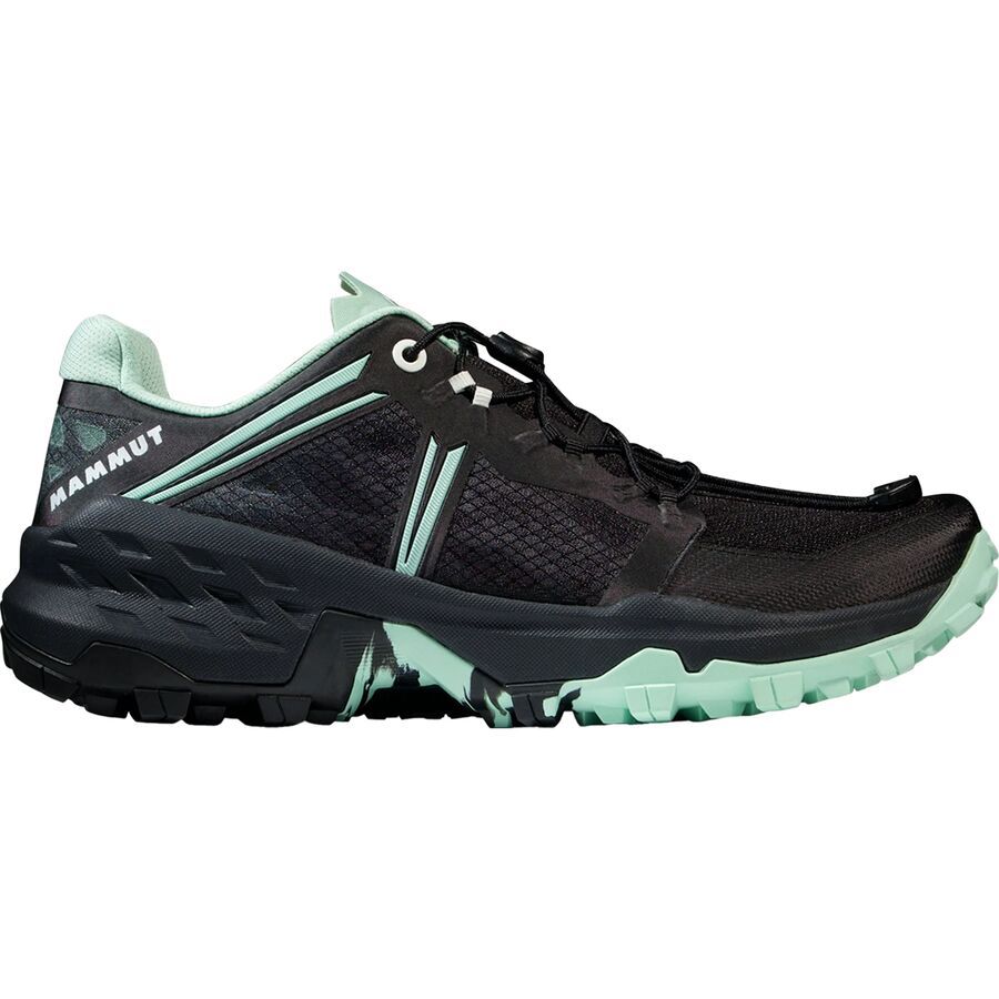(取寄) マムート レディース サーティック ロウ トレイル ランニング シューズ - ウィメンズ Mammut women Sertig Low Trail Running Shoe - Women's Black/Neo Mint