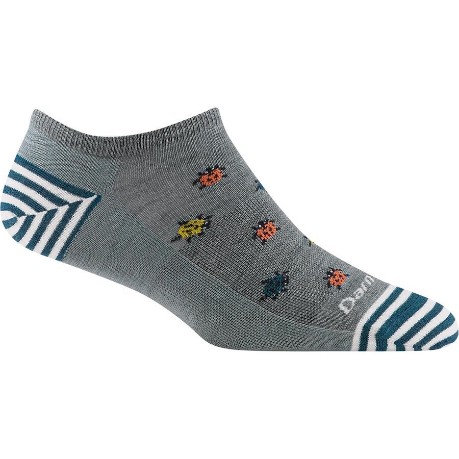 (取寄) ダーンタフ レディース ラッキー レディ ノーショー ライトウェイト ソックス - ウィメンズ Darn Tough women Lucky Lady No-Show Lightweight Sock - Women's Seafoam