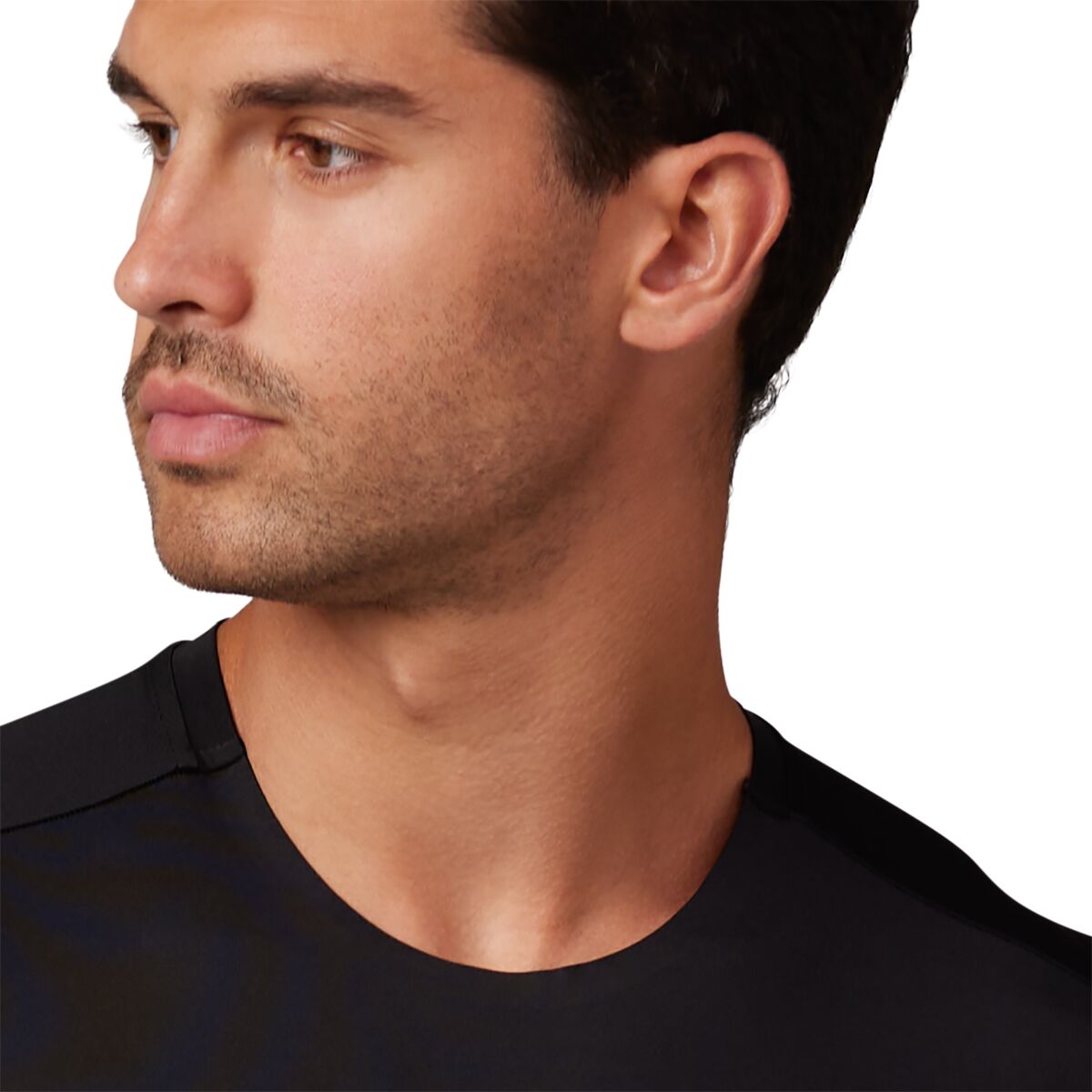 (���) �ե��å����졼���� ��� �ƥ��١��� ���硼�ȥ��꡼�� ����� - ��� Fox Racing men TecBase Short-Sleeve Shirt - Men's Black