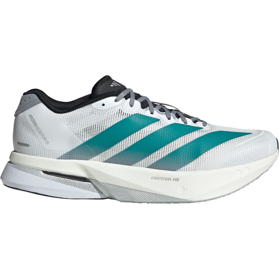 (取寄) アディダス メンズ アディゼロ ボストン 13 ランニング シューズ - メンズ Adidas men Adizero Boston 13 Running Shoe - Men's Ftwr White/Pure Teal/Grey