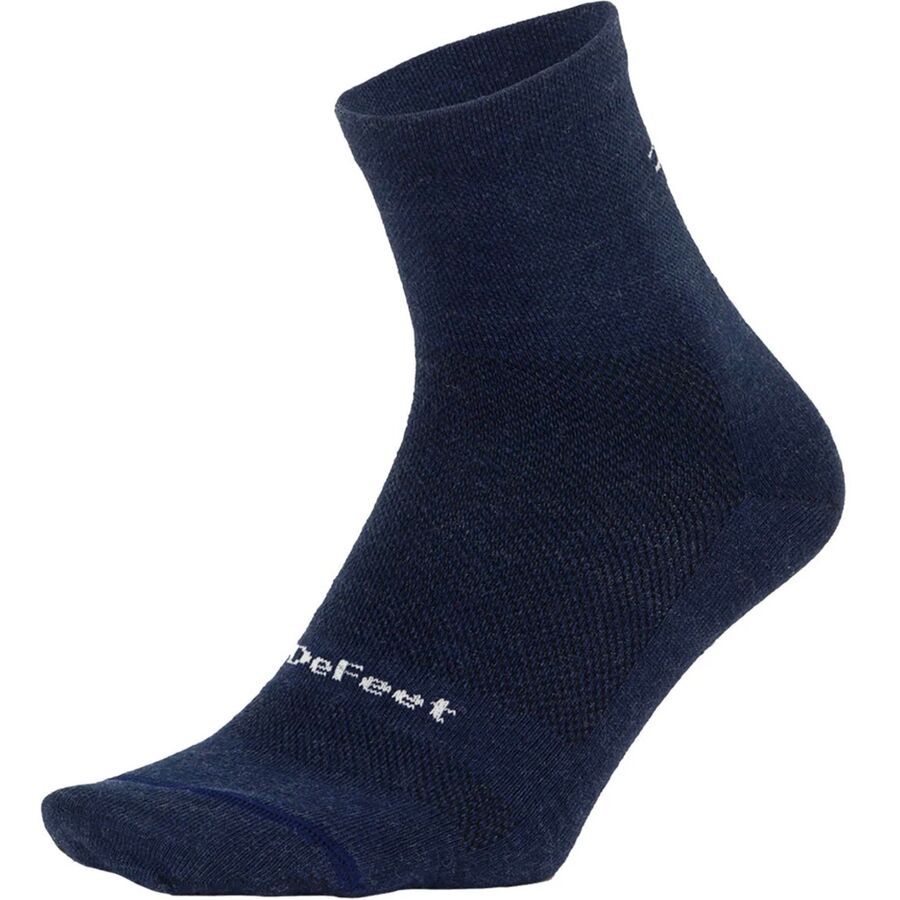 (取寄) デフィート ウールイーター プロ 3インチ D-ロゴ ソックス DeFeet Wooleator Pro 3in D-Logo Sock Navy