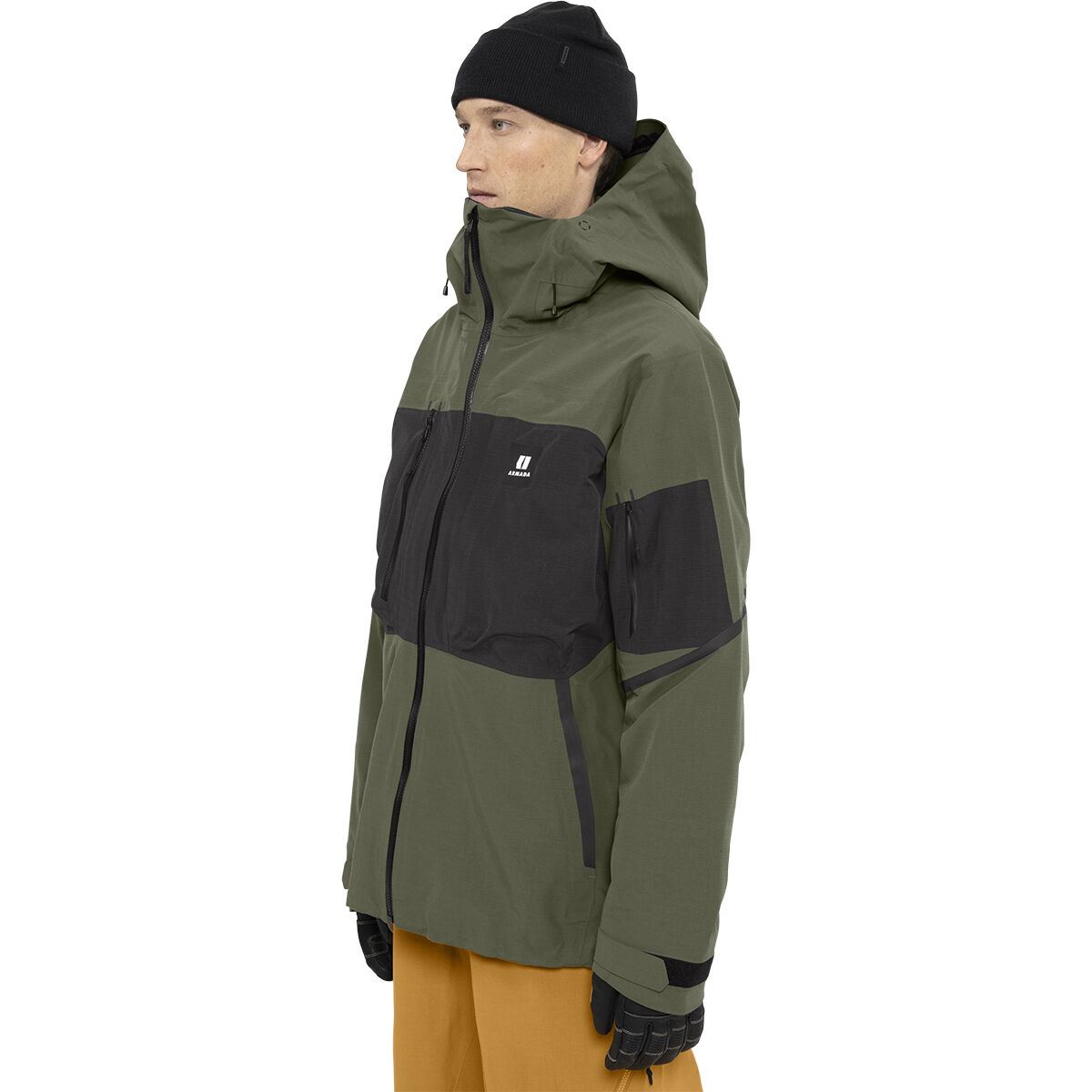 (���) ����ޥ� ��� ����� 3l ���㥱�å� - ��� Armada men Grands 3L Jacket - Men's Olive/Black