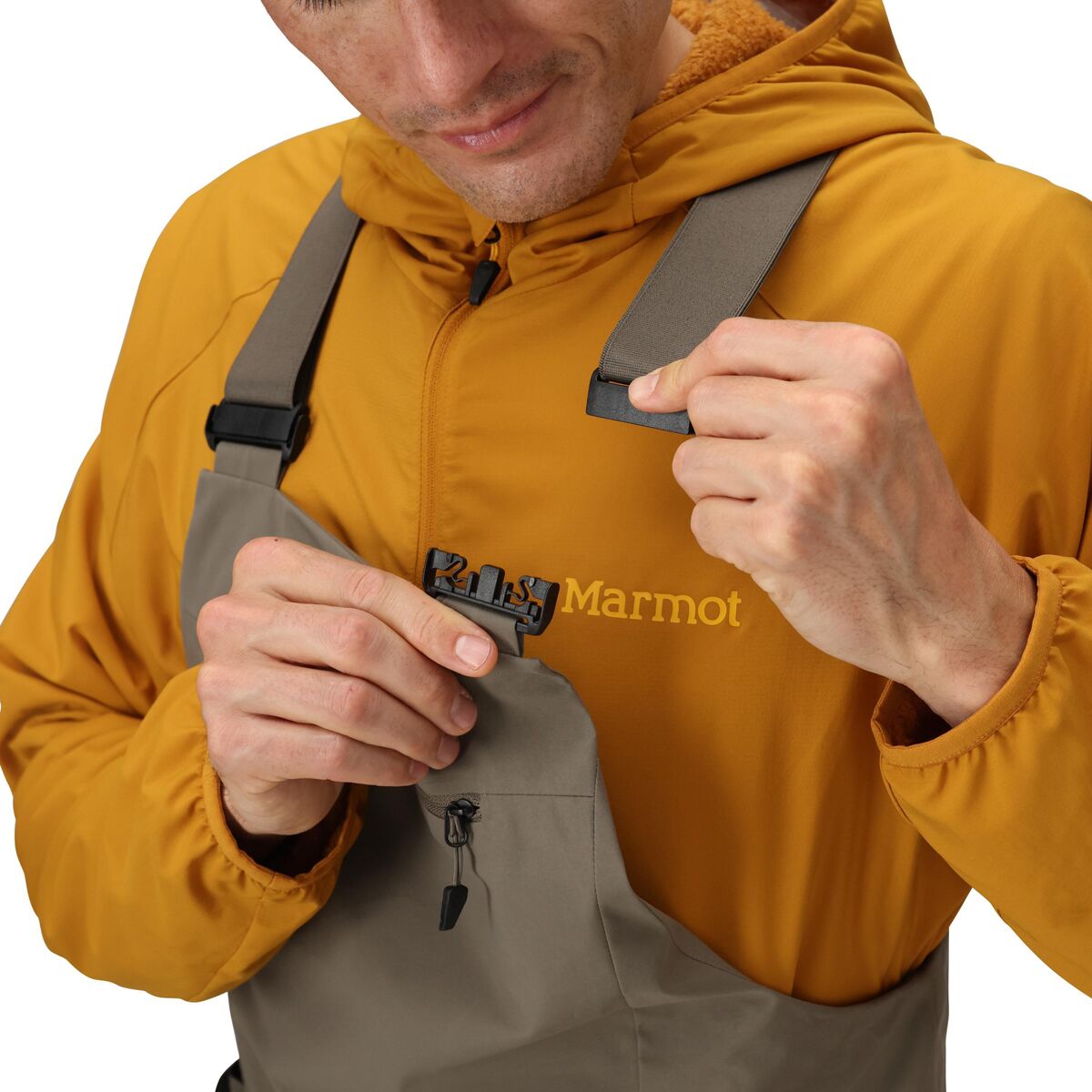 (���) �ޡ���å� ��� ���ꥪ�� ����-�ƥå��� �ӥ� �ѥ�� - ��� Marmot men Orion GORE-TEX Bib Pant - Men's Claystone