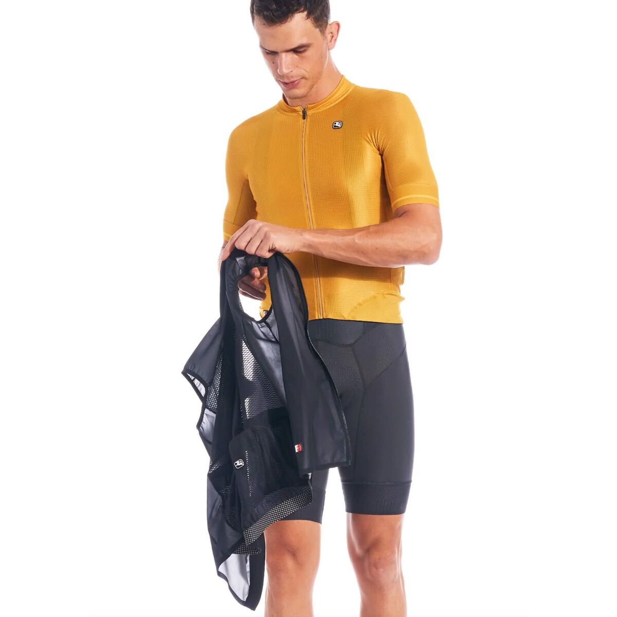 (���) ���������� ��� FR-C �ץ� ������� �٥��� - ��� Giordana men FR-C Pro Wind Vest - Men's Black