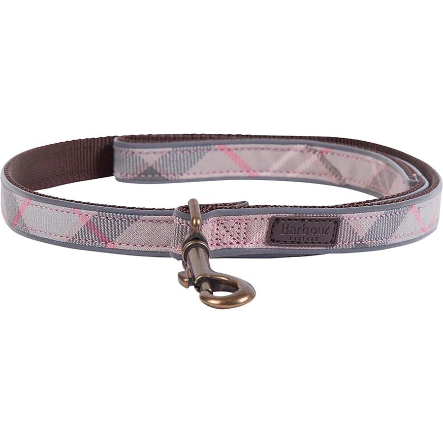(���) �Х֥��� ��ե쥯�ƥ��� �������� �ɥå� �꡼�� Barbour Reflective Tartan Dog Lead Taupe/Pink Tar...