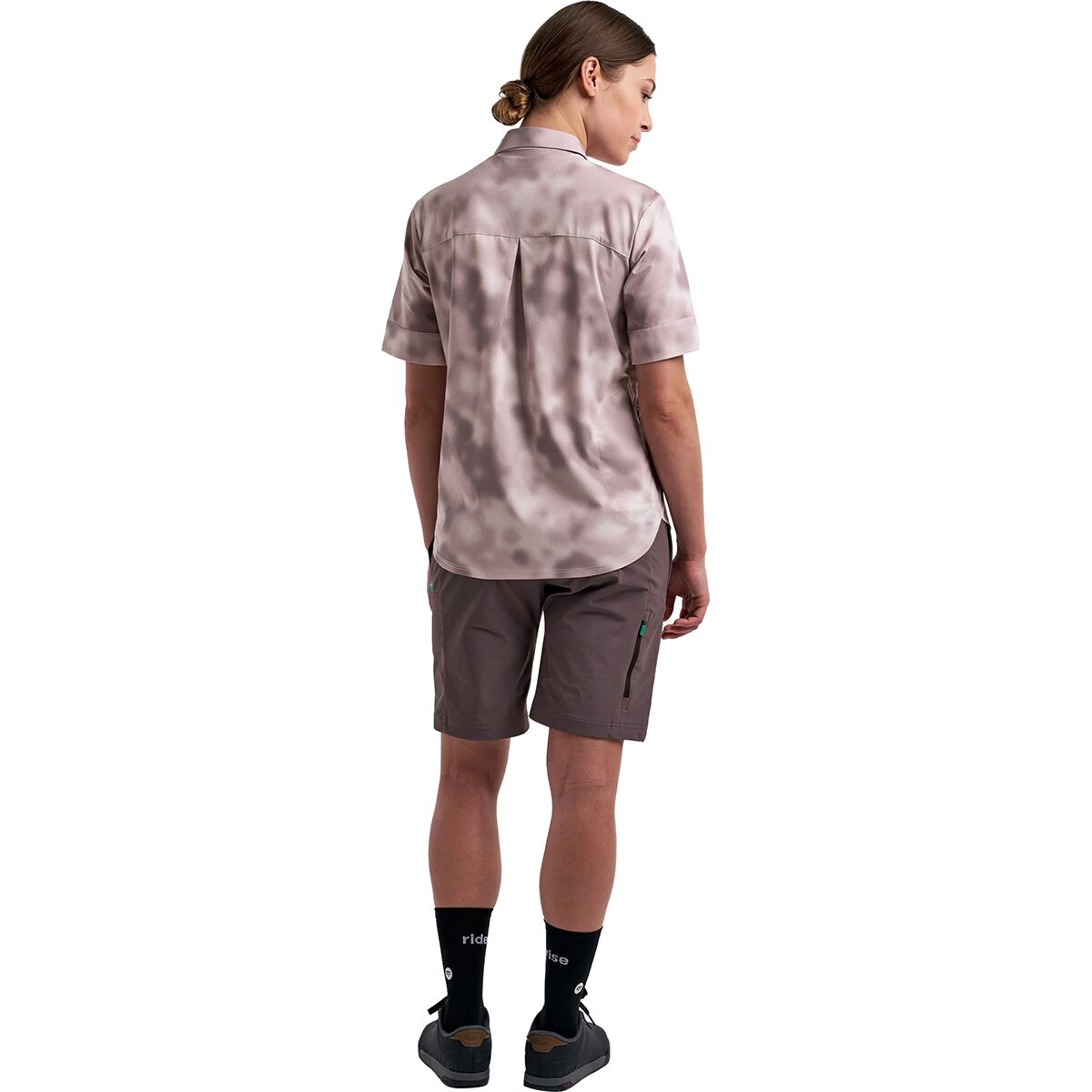 (取寄) ペパーミントサイクリング レディース MTB ショートスリーブ シャツ - ウィメンズ Peppermint Cycling women MTB Short-Sleeve Shirt - Women's Tie Dye Lilac
