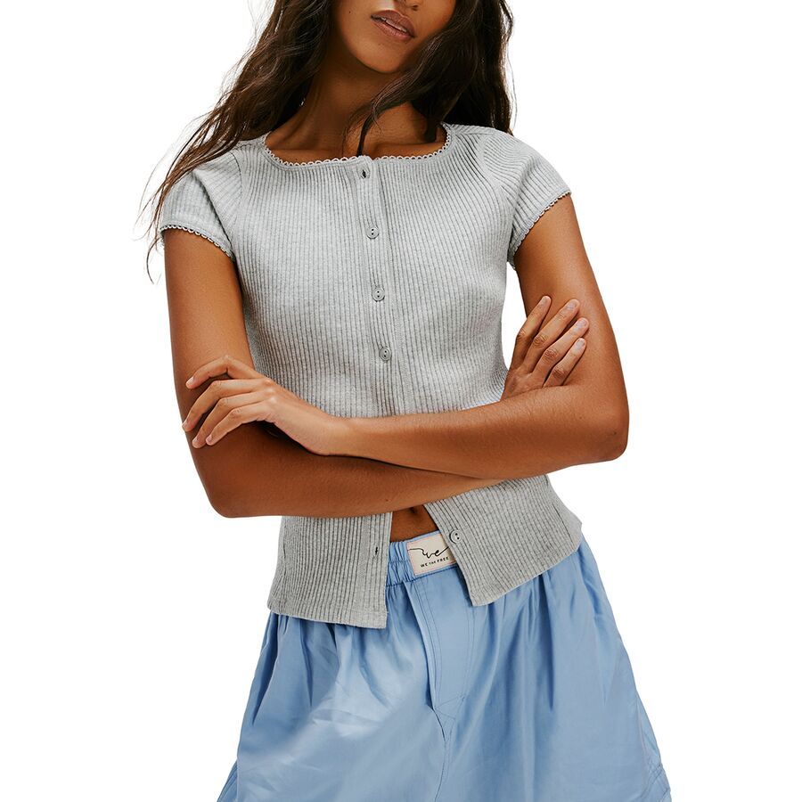 (取寄) フリーピープル レディース モースト ウォンテッド カーディガン - ウィメンズ Free People women Most Wanted Cardigan - Women's Heather Grey