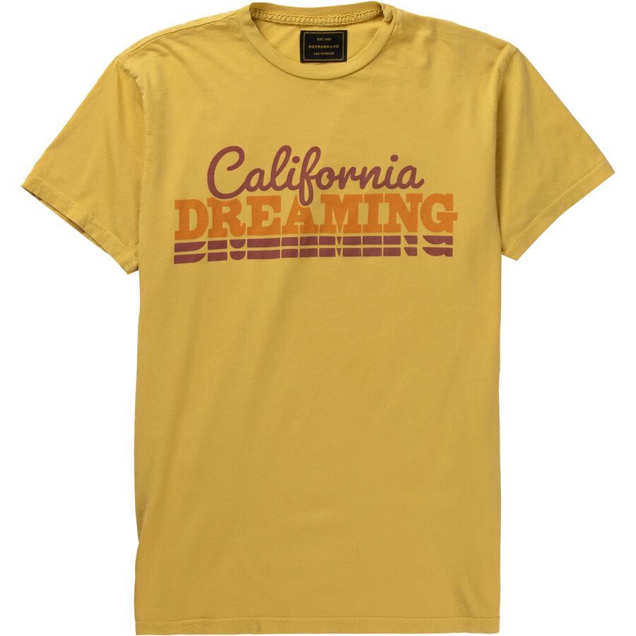 (取寄) オリジナルレトロブランド カリフォルニア ドリーミング T-シャツ Original Retro Brand California Dreaming T-Shirt Vintage Gold