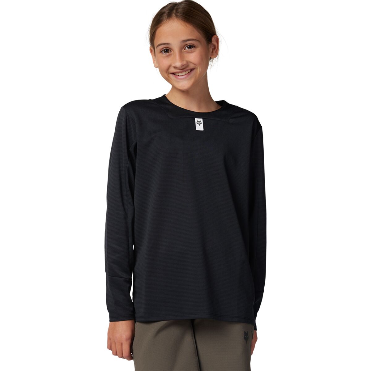 (���) �ե��å����졼���� ���å� �ǥ��ե���� ����-�������� ���㡼�� - ���å� Fox Racing kids Defend Long-Sleeve Jersey - Kids' Black