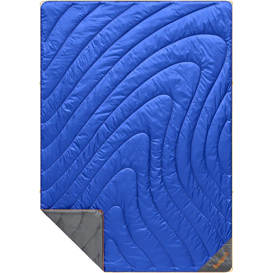 (取寄) ランプル オリジナル パフィー ソリッド 1-パーソン ブランケット Rumpl Original Puffy Solid 1-Person Blanket Burning Blue