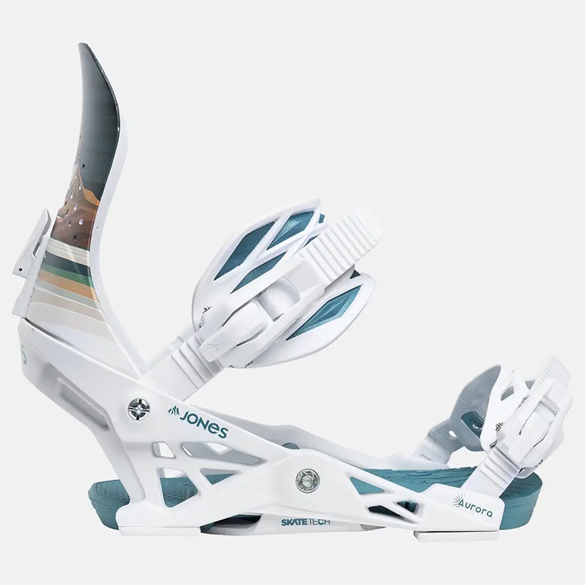 (���) ���硼�󥺥��Ρ��ܡ��� ��ǥ����� �������� ���Ρ��ܡ��� �Х���ǥ��� - - ������� Jones Snowboards women Aurora Snowboard Binding - 2026 - Women's Annie Brace White