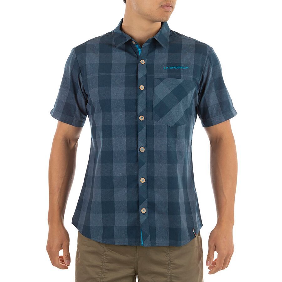 (取寄) スポルティバ メンズ ノマド シャツ - メンズ La Sportiva men Nomad Shirt - Men's Storm Blue/Maui