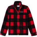 (取寄) コロンビア ボーイズ ジン 3 フリース ジャケット - ボーイズ Columbia boys Zing III Fleece Jacket - Boys' Mountain Red Check