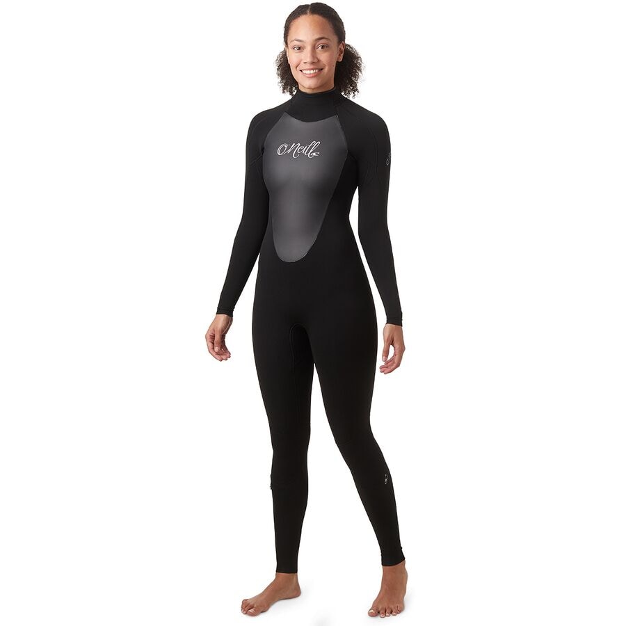 () Ij[ fB[X GsbN 3/2MM obN-Wbv t EFbgX[c - EBY O'Neill women Epic 3/2mm Back-Zip Full Wetsuit - Women's Black/Black/Black