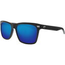 (取寄) コスタ アランサス 580G ポーラライズド サングラス Costa Aransas 580G Polarized Sunglasses Blue Mirror 580g/Matte Black Frame