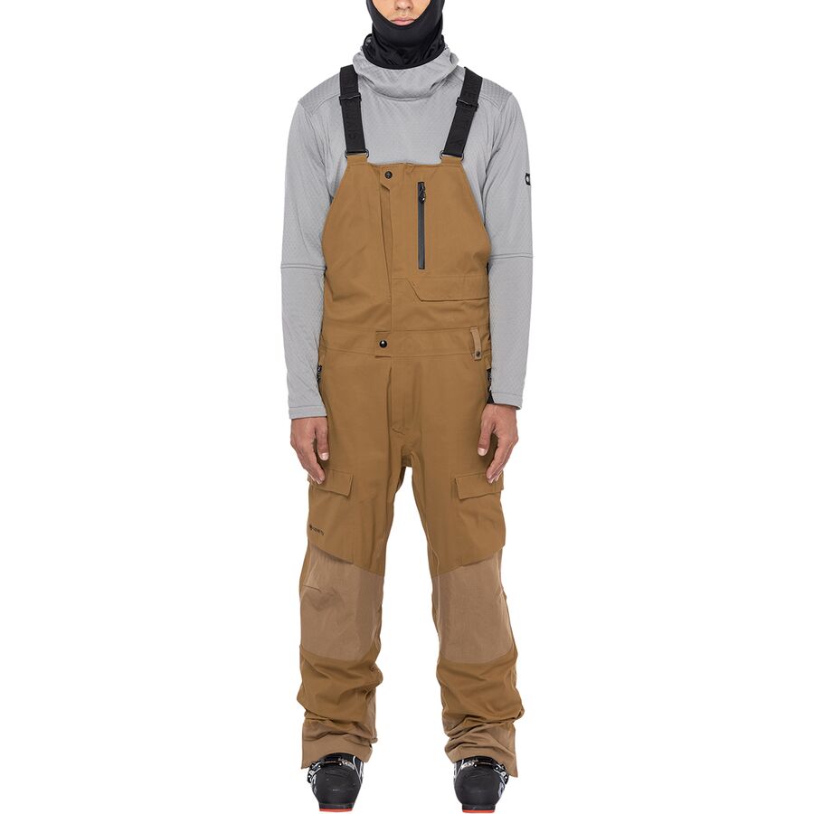 (取寄) シックスエイトシックス メンズ ストレッチ ディスパッチ ゴア-テックス ビブ パンツ - メンズ 686 men Stretch Dispatch GORE-TEX Bib Pant - Men's Breen