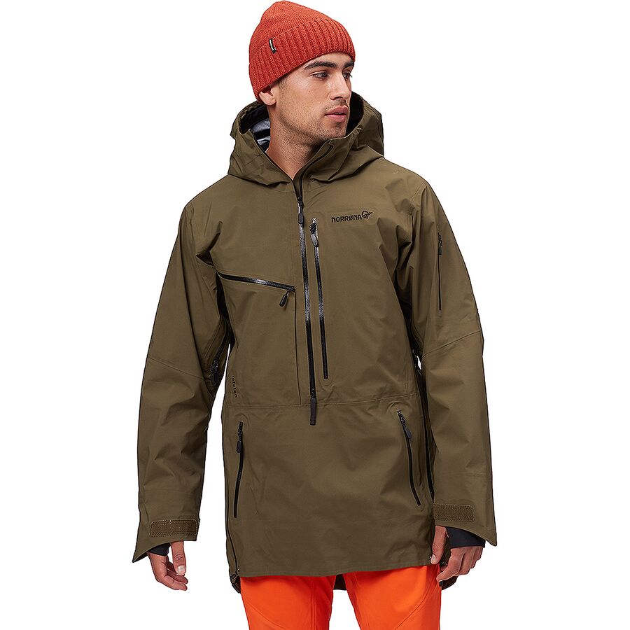 () Υ  եƥ -ƥå ץ Υå -  Norrona men Lofoten GORE-TEX PRO Anorak - Men's Olive Night