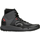 (取寄) ファイブテン メンズ トレイルクロス ミッド プロ マウンテン バイク シューズ - メンズ Five Ten men Trailcross Mid Pro Mountain Bike Shoe - Men's Black/Grey Two/Solar Red