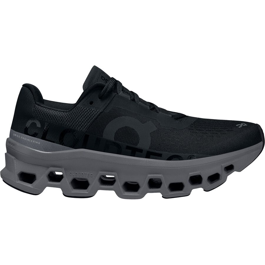 (取寄) オンランニング レディース クラウドモンスター シューズ On Running women Cloudmonster Shoe - Women's Black/Magnet