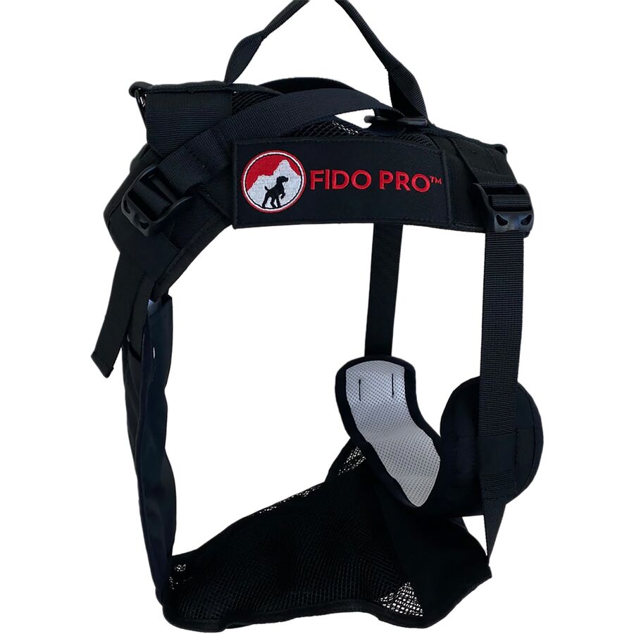 (取寄) フィドプロ パンザ ハーネス + デプロイアブル エマージェンシー ドッグ レスキュー スリング Fido Pro Panza Harness + Deployable Emergency Dog Rescue Sling Black