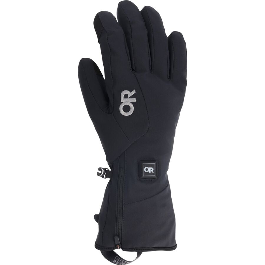 (取寄) アウトドア リサーチ シュアショット ヒーティッド ソフトシェル グローブ Outdoor Research Sureshot Heated Softshell Glove Black