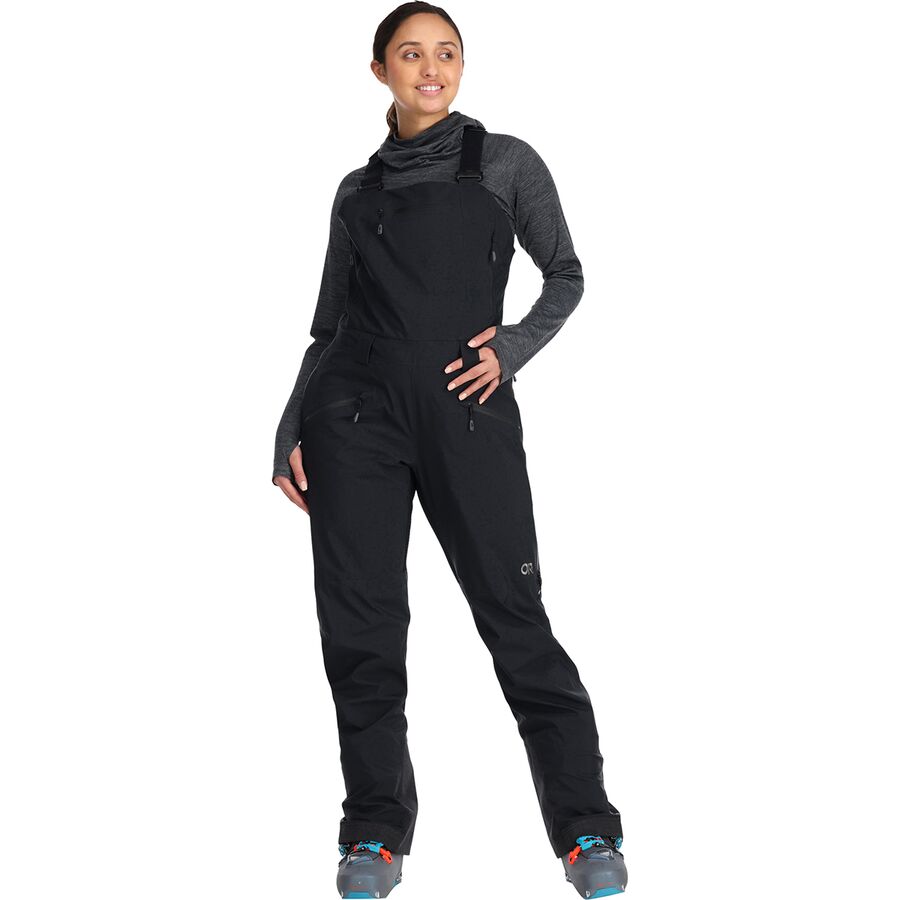 (取寄) アウトドア リサーチ レディース ヘミスフィアズ リ ビブ パンツ - ウィメンズ Outdoor Research women Hemispheres II Bib Pant - Women 039 s Black