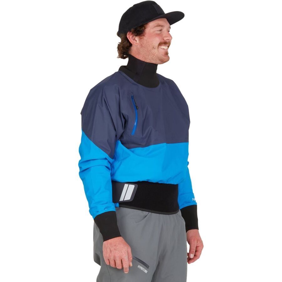 () GkA[GX Y XggX RtH[g-lbN phO WPbg - Y NRS men Stratos Comfort-Neck Paddling Jacket - Men's Blue