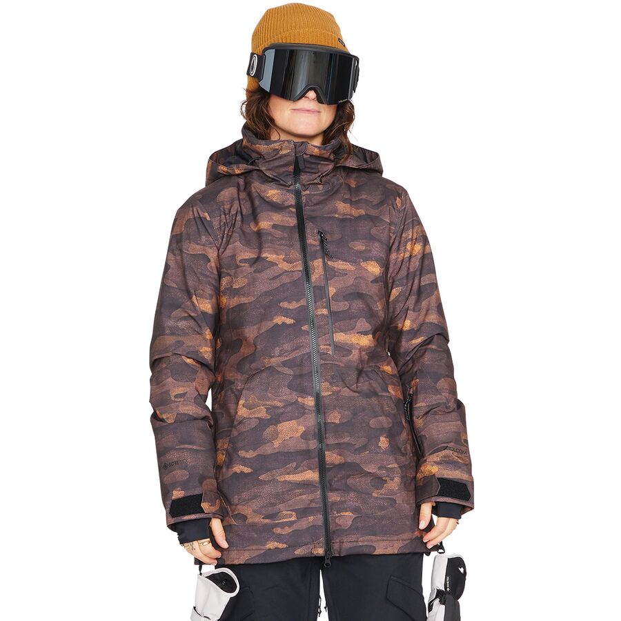 (取寄) ボルコム レディース 3D ストレッチ ゴア-テックス ジャケット - ウィメンズ Volcom women 3D Stretch GORE-TEX Jacket - Women's Dusk Camo