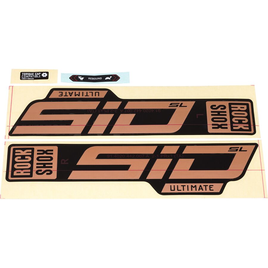 () bNVbNX Vh Sl AeBbg fJ[ Lbg RockShox SID SL Ultimate Decal Kit Copper Foil