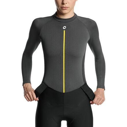 Rakuten - (取寄) アソス レディース スプリング フォール ロング-スローブ スキン レイヤー P1 - ウィメンズ Assos women Spring Fall Long-Sleeve Skin Layer P1 - Women's Anthracite Grey