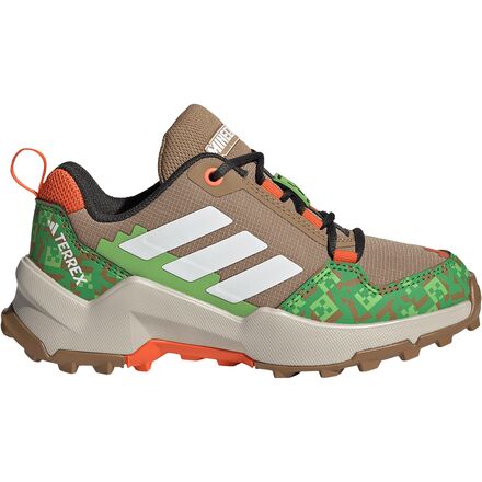(取寄) アディダステレックス キッズ テレックス マインクラフト ハイキング シューズ - キッズ Adidas TERREX kids Terrex AX4R Minecraft Hiking Shoe - Kids' Cardboard/Ftwr White/Semi Impact Orange