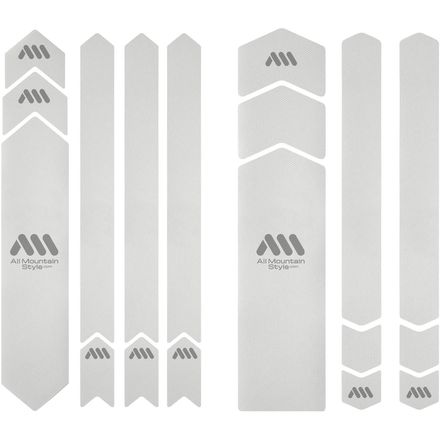 樂天商城 - (取寄) オールマウンテンスタイル ハニーコーム フレーム ガード エックスエックスエル All Mountain Style Honeycomb Frame Guard XXL Clear/Silver