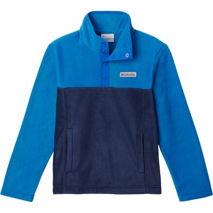 (取寄) コロンビア トドラー スティーンズ マウント リ 1/4 スナップ フリース プル-オーバー - トッドラー Columbia toddler Steens Mtn II 1/4 Snap Fleece Pull-Over - Toddlers' Collegiate Navy/Bright Indigo