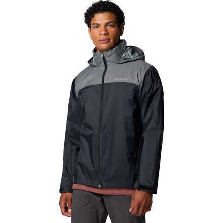(取寄) コロンビア メンズ グレンネーカー レイク リ レイン ジャケット - メンズ Columbia men Glennaker Lake II Rain Jacket - Men's Black/City Grey