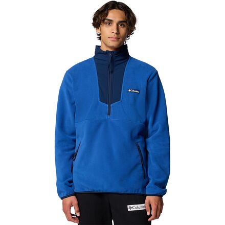 (取寄) コロンビア メンズ セコイア グローブ 1/2-ジップ フリース - メンズ Columbia men Sequoia Grove 1/2-Zip Fleece - Men's Mtn Blue/Collegiate Navy/Spicy