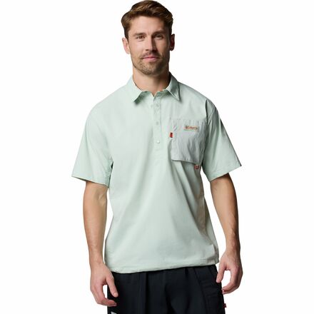 樂天商城 - (取寄) コロンビア メンズ コーヴ ビーチ ウーブン ショートスリーブ シャツ - メンズ Columbia men Cove Beach Woven Short-Sleeve Shirt - Men's Cool Green