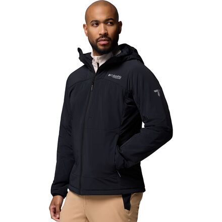 (取寄) コロンビア メンズ シルバー リーフ ライト フーデット ジャケット - メンズ Columbia men Silver Leaf Lite Hooded Jacket - Men's Black