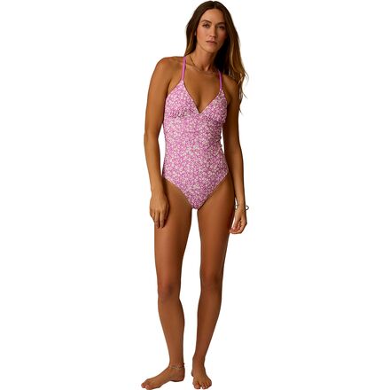 Rakuten - (取寄) カーヴ デザイン レディース ダリア ワンピース スイムスーツ - ウィメンズ Carve Designs women Dahlia One-Piece Swimsuit - Women's Fleur/Violet