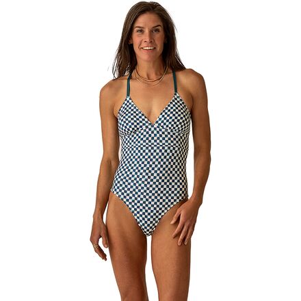 (取寄) カーヴ デザイン レディース ダリア ワンピース スイムスーツ - ウィメンズ Carve Designs women Dahlia One-Piece Swimsuit - Women's Surfside/Nightdive