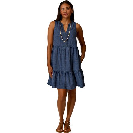 Rakuten - (取寄) カーヴ デザイン レディース ネリー リネン ドレス - ウィメンズ Carve Designs women Nellie Linen Dress - Women's Tossed Batik