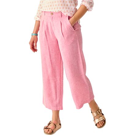 乐天商城 - (取寄) カーヴ デザイン レディース スキ リネン パンツ - ウィメンズ Carve Designs women Suki Linen Pant - Women's Chateau Chambray