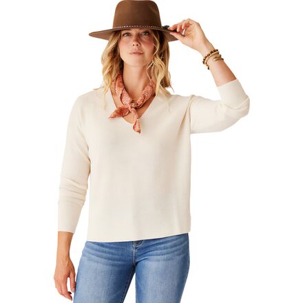 (取寄) カーヴ デザイン レディース セラ メリノ セーター - ウィメンズ Carve Designs women Zella Merino Sweater - Women's Birch Heather