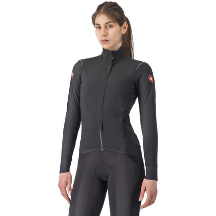 (取寄) カステリ レディース アルファ フライト ロース ジャケット - ウィメンズ Castelli women Alpha Flight RoS Jacket - Women's Light Black/Black Reflex