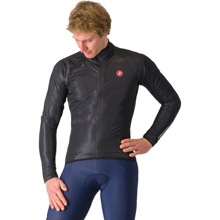 乐天商城 - (取寄) カステリ メンズ スコール シェル ジャケット - メンズ Castelli men Squall Shell Jacket - Men's Light Black/Silver Gray