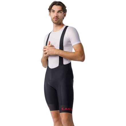 Inner - (取寄) カステリ メンズ コンペティツィオーネ 2 リミテッド エディション キット ビブショート - メンズ Castelli men Competizione 2 Limited Edition Kit Bibshort - Men's Black/Red