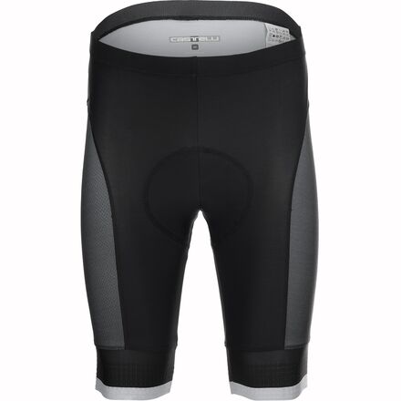 Inner - (取寄) カステリ メンズ コンペティツィオーネ 2 リミテッド エディション ショート - メンズ Castelli men Competizione 2 Limited Edition Short - Men's Black/Silver Gray/Fiery Red