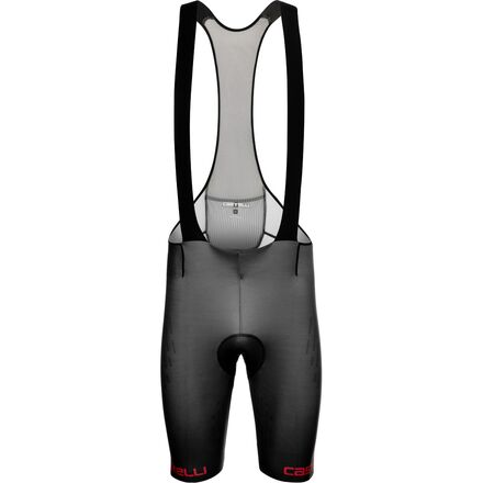 Wear - (取寄) カステリ メンズ フリー エアロ レース S リミテッド エディション ビブショート - メンズ Castelli men Free Aero Race S Limited Edition Bibshort - Men's Black/Red