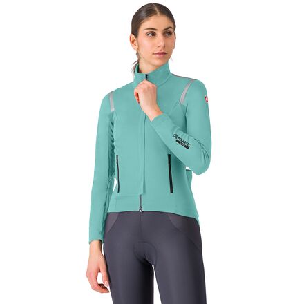 (取寄) カステリ レディース ペルフェット ロース 3 ジャケット - ウィメンズ Castelli women Perfetto RoS 3 Jacket - Women's Pool Blue/Black Reflex