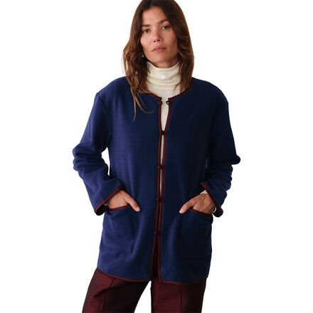 Rakuten - (取寄) レディース ザ ポラール フリース ジャケット - ウィメンズ Donni women The Polar Fleece Jacket - Women's Navy/Oxblood